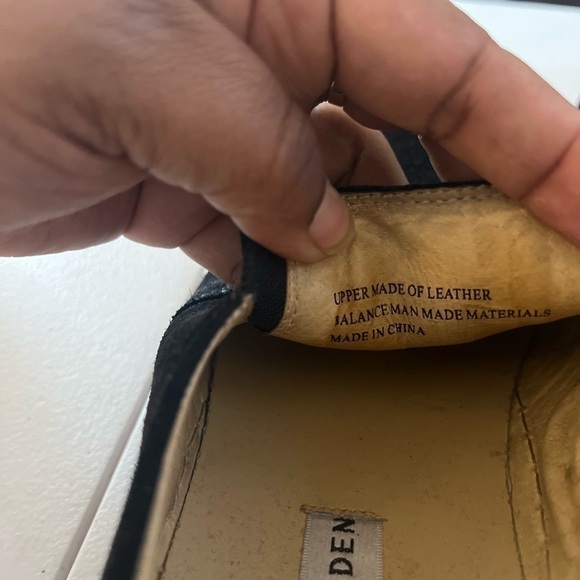 steve madden Flex moccasin Shoes Men’s 8.5 Black Leather Upper Casual Comfy - Picture 3 of 6